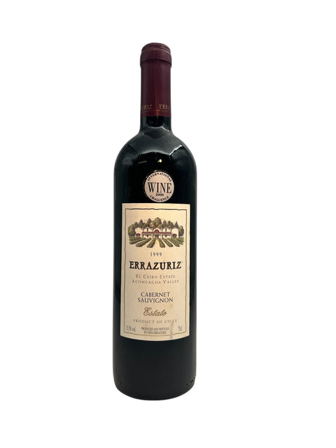 Bouteille d'Errazuriz Cabernet Sauvignon 1999