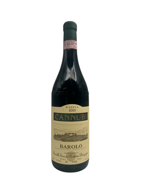 Bouteille de Cannubi Barolo 2001 Fratelli Borgogno
