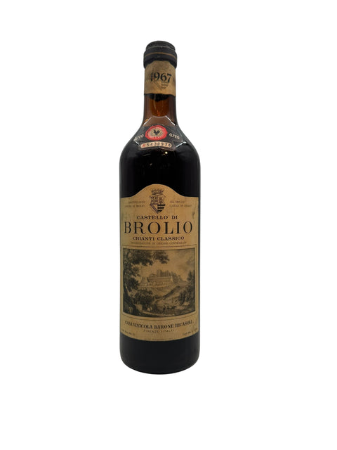 Bouteille de Chianti Classico Castello di Brolio 1967