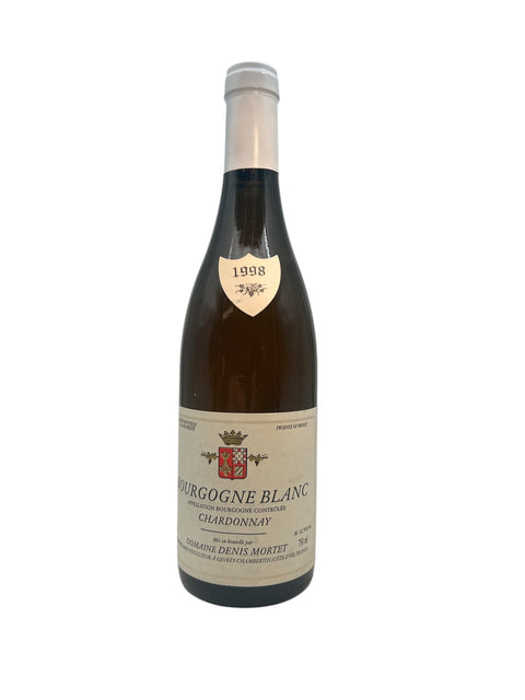 Bouteille de Bourgogne Blanc Domaine Denis Mortet 1998