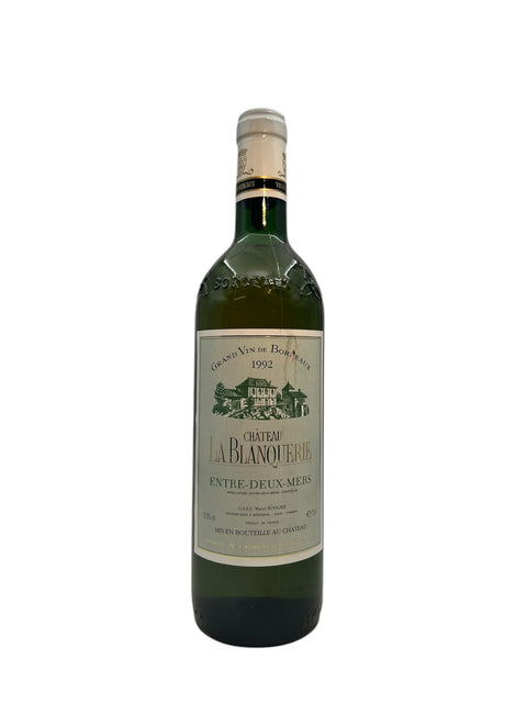 Bouteille de vin blanc Château La Blanquerie 1992 Entre-Deux-Mers