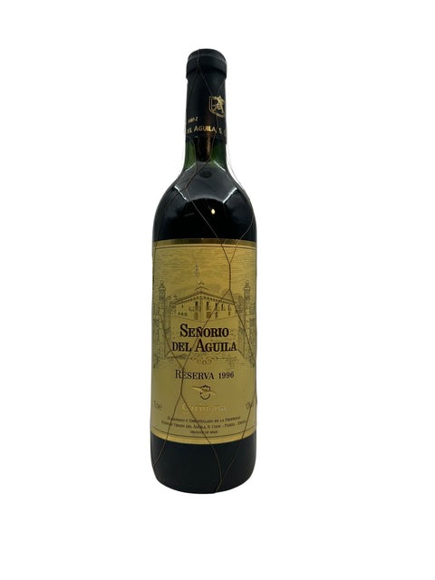 Bouteille de vin rouge Señorío del Águila Reserva 1996