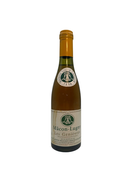 Bouteille de vin blanc Mâcon-Lugny Les Genièvres Louis Latour 1996