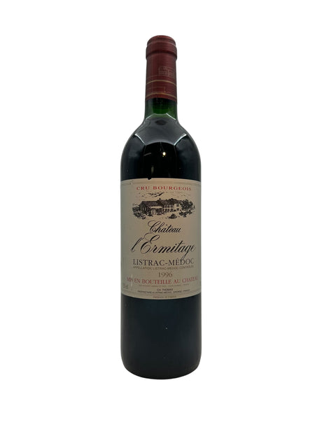 Bouteille de vin rouge Château l'Ermitage 1996 de Listrac-Médoc