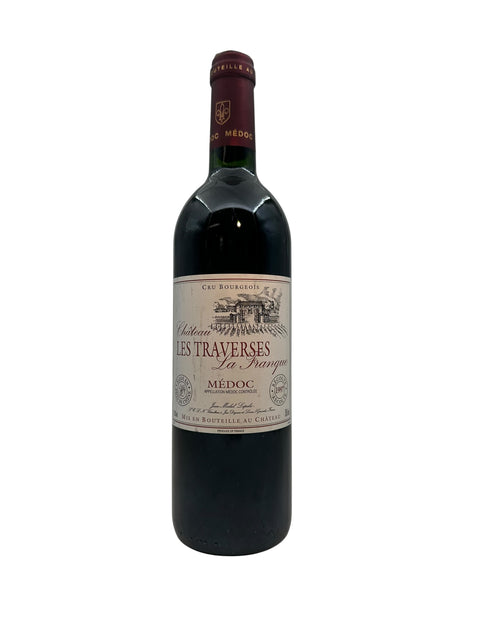 Bouteille de vin rouge Les Traverses Château 1997
