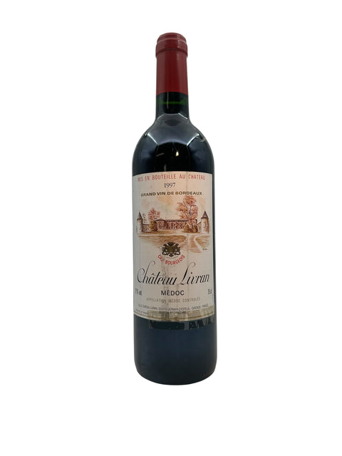 Bouteille de vin rouge Château Livran Médoc 1997