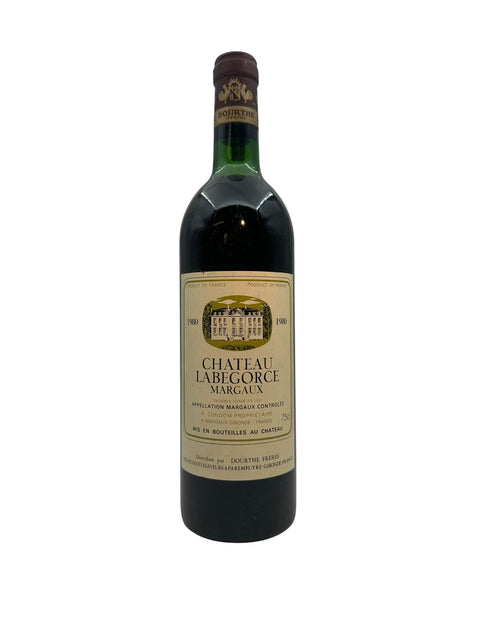 Bouteille de vin rouge Château Labegorce Margaux 1980