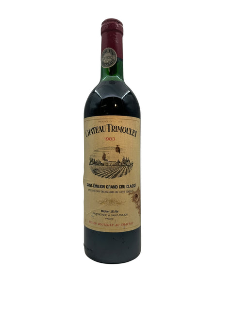 Bouteille de Château Trimoulet 1983 Saint-Émilion Grand Cru Classé