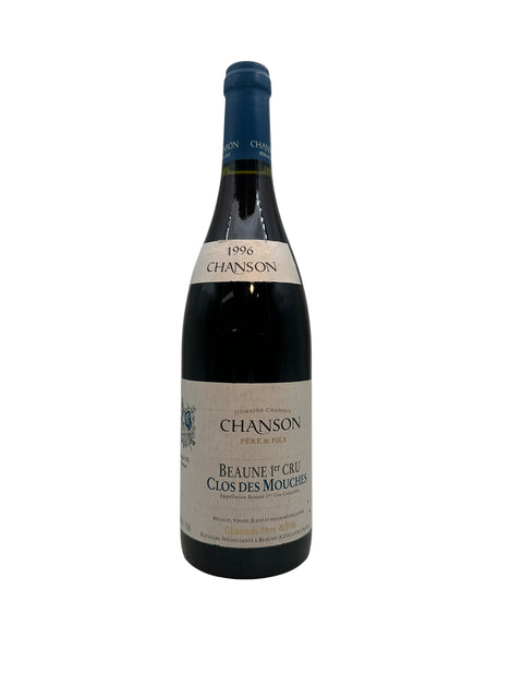 Bouteille de vin rouge Beaune Clos des Mouches Chanson 1996