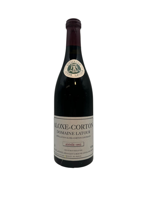 Bouteille d'Aloxe-Corton Domaine Latour 1992