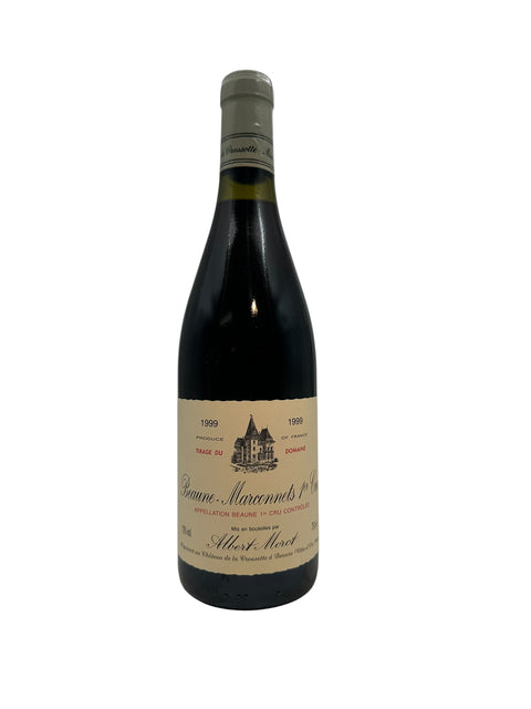 Bouteille de vin rouge Albert Morot 1999 de Beaune Marconnet