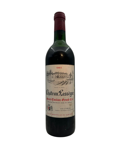 Bouteille de vin rouge Château Lassègue 1985