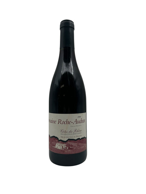Flaske af Domaine Roche-Audran Côtes du Rhône 2006 rødvin