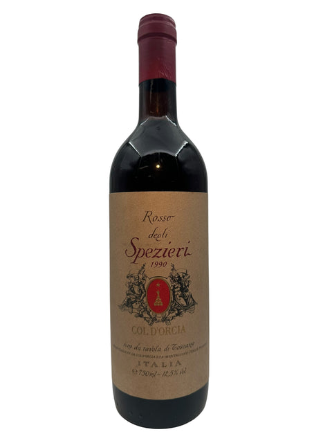 Bouteille de Rosso degli Spezieri Col d'Orcia 1990