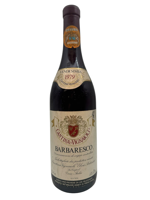 Bouteille de Barbaresco Cantina Vignaioli millésime 1979