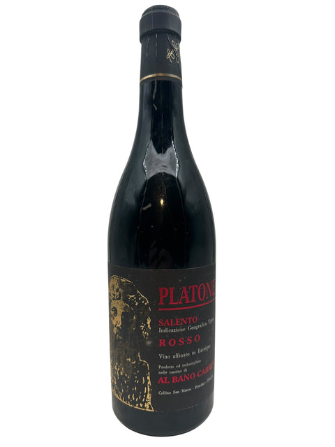 Bouteille de vin rouge Platone Al Bano Carrisi 2019