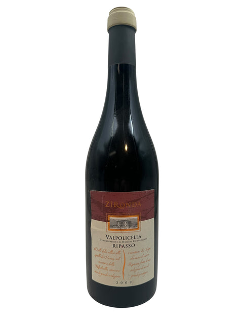 Bouteille de Valpolicella Ripasso Zironda 2009