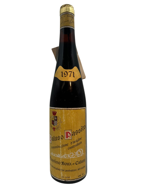 Bouteille de Caluso Passito de 1971 Massimo Boux