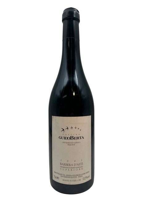 Bouteille de Barbera d'Asti Guido Berta millésime 2001