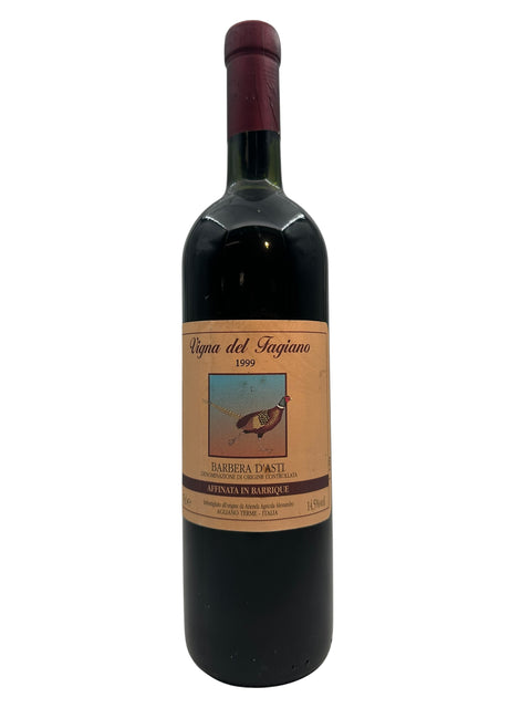 Bouteille de vin rouge Vigna del Fagiano Barbera d'Asti de 1999