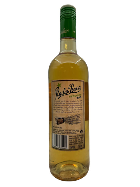 Bouteille de vin blanc Radio Boca Verdejo 2015