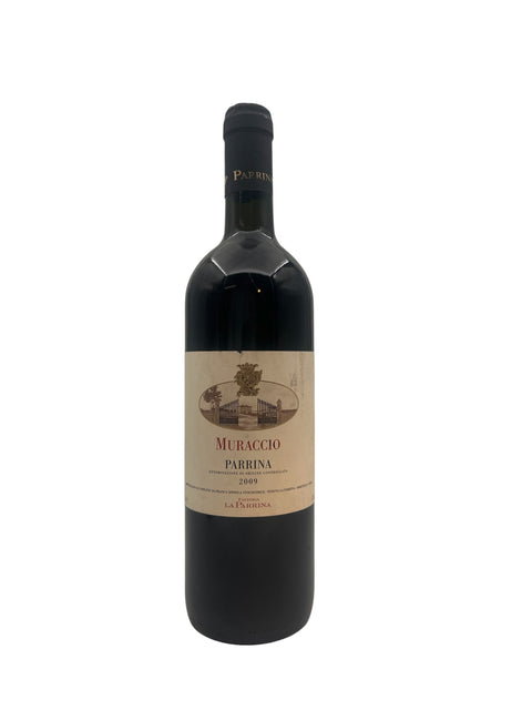 Bouteille de vin rouge Muraccio Parrina 2009