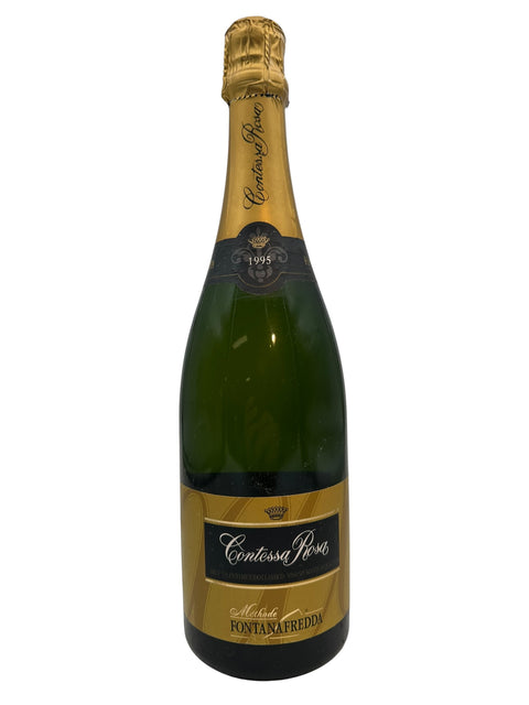 Bouteille de vin mousseux Contessa Rosa Fontanafredda 1995
