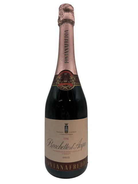 Bouteille de vin mousseux Brachetto d'Acqui Fontanafredda 1996