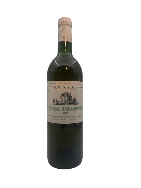 Bouteille du Château Maine-Bonnet 1993 de Bordeaux