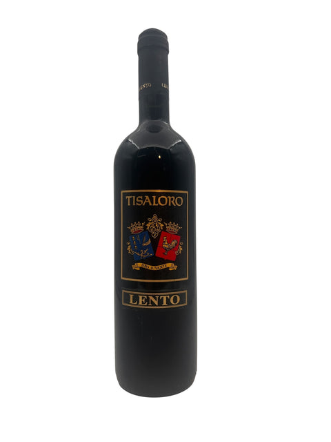Bouteille de vin rouge italien Tisaloro Lento