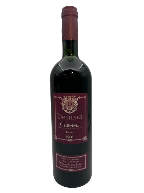 Bouteille de Ghemme Dessilani 1988