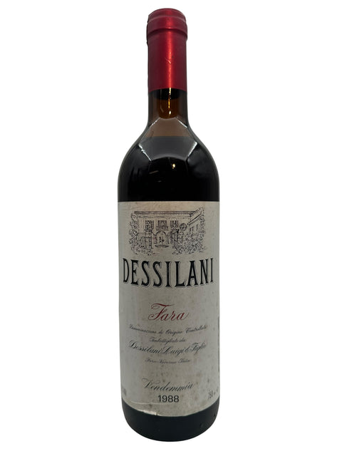 Bouteille de vin rouge de Dessilani Fara 1988