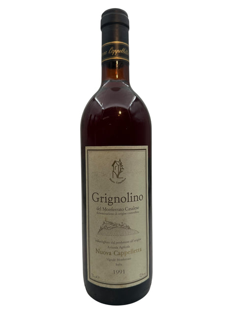 Image de la bouteille Grignolino Nuova Cappelletta 1991