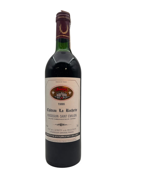 Flaske af Château La Rochette 1986 rødvin
