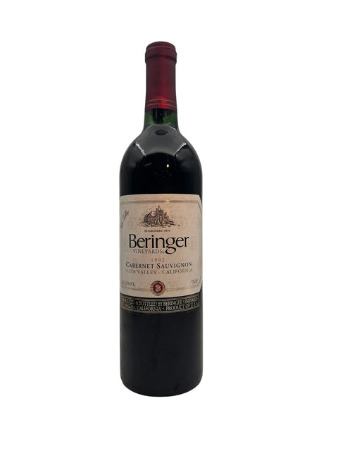 Bouteille de Beringer Vineyards 1992 Cabernet Sauvignon de Napa Valley