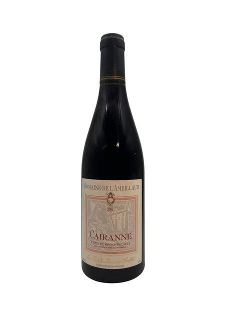 Bouteille de vin rouge Cairanne Domaine de l'Ameillaud 2003