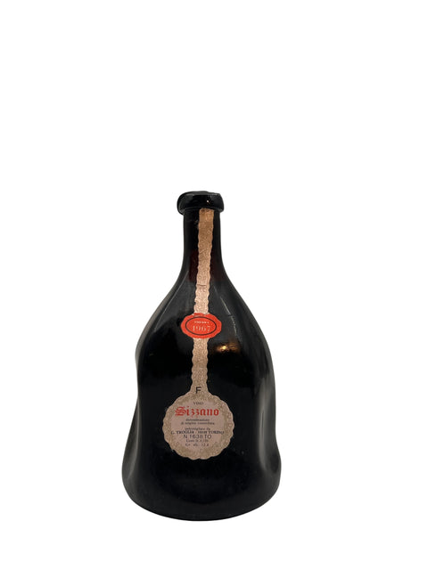 Bouteille de vin rouge Sizzano de Troglia millésime 1967