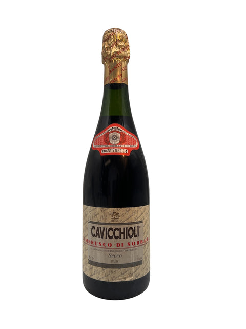 Bouteille de Lambrusco di Sorbara Cavicchioli