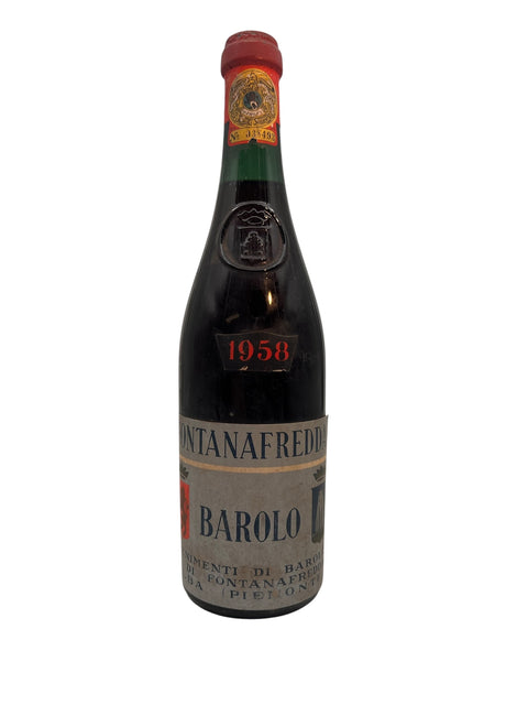 Bouteille Barolo Fontanafredda 1958
