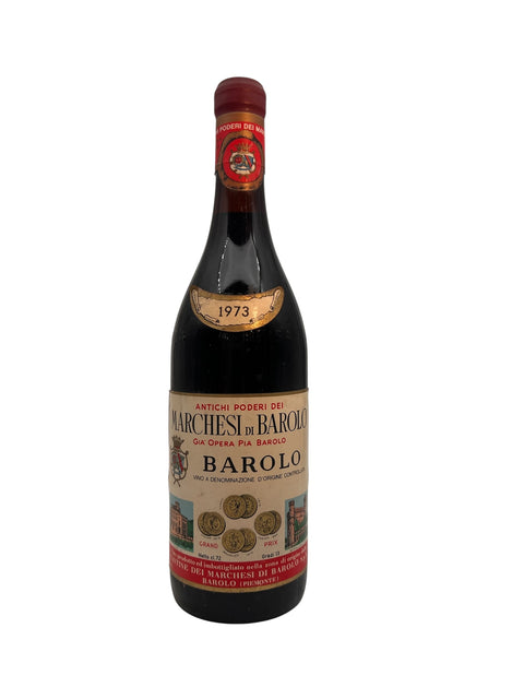 Bouteille de Barolo Marchesi di Barolo millésime 1973