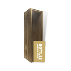 Coffret cadeau et carte de vœux en bois